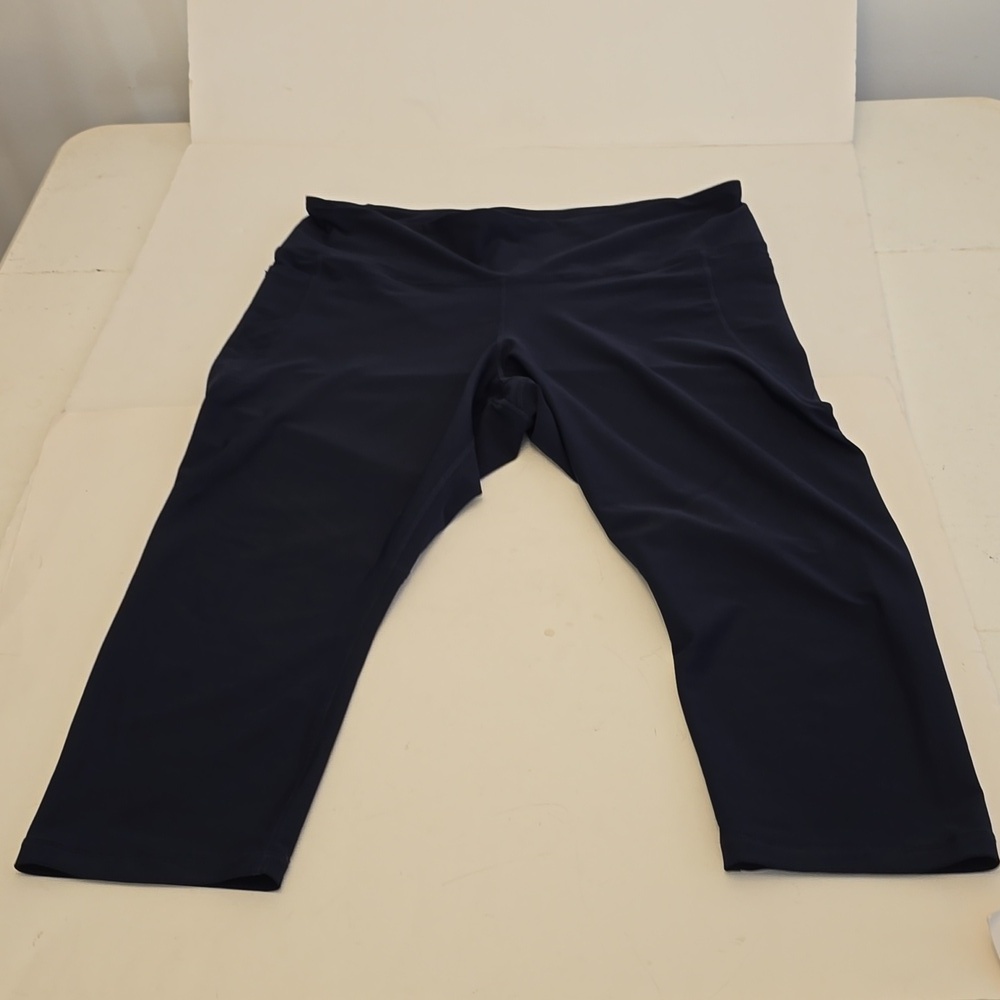 Old Navy Active Powersoft Women's High Rise Leggings Go Dry Dark Blue Size XXL